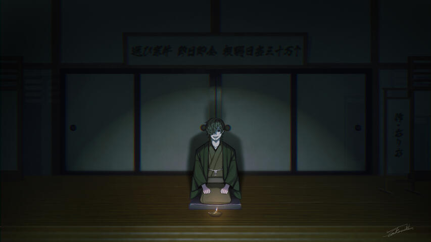 Emoclore TRPG official scenario collection "Undead Dead Devils" trailer art. / Illustration contributed.